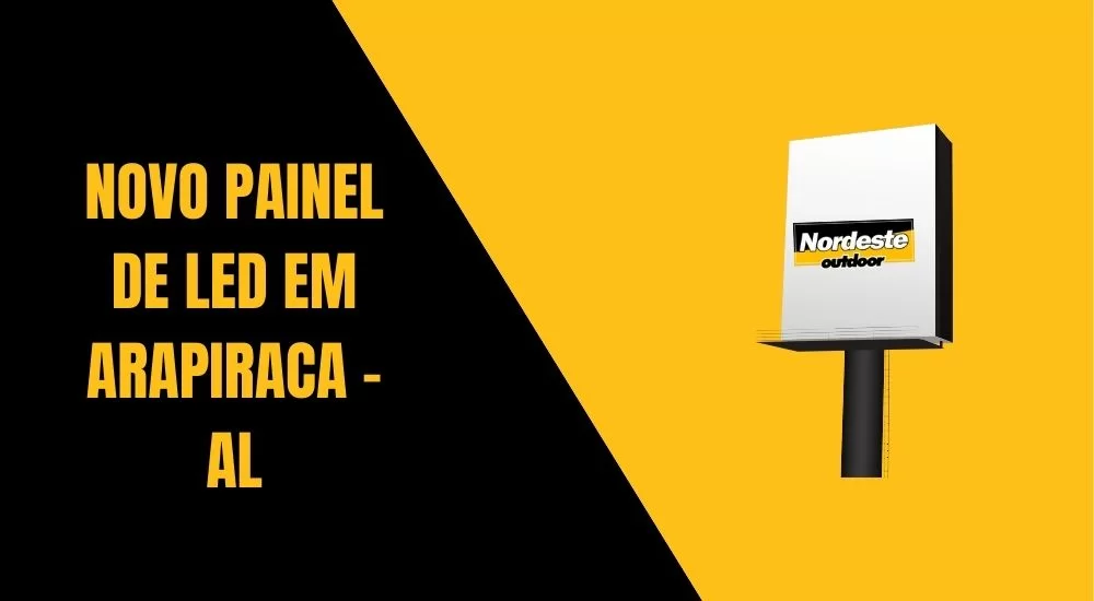 NOVO PAINEL DE LED EM ARAPIRACA - AL