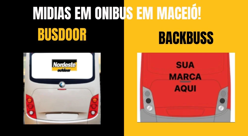 MIDIAS EM ONIBUS EM MACEIÓ!