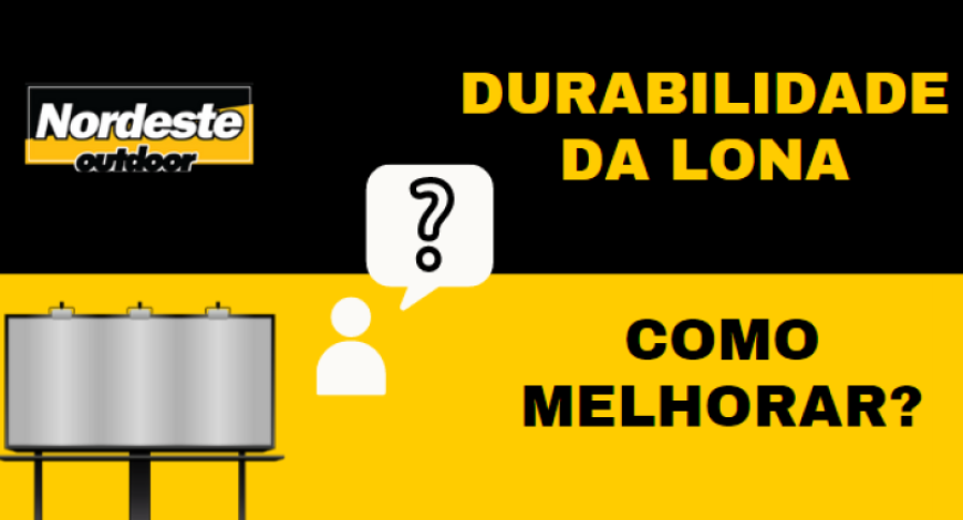 DURABILIDADE DA LONA DE OUTDOOR