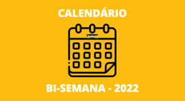 Ponto nº CALENDÁRIO DE BI-SEMANA 2022